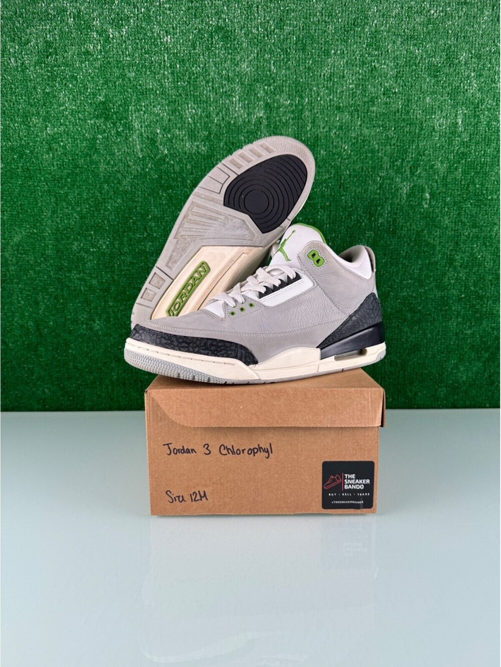 Size 12 - Air Jordan 3 Retro Chlorophyll